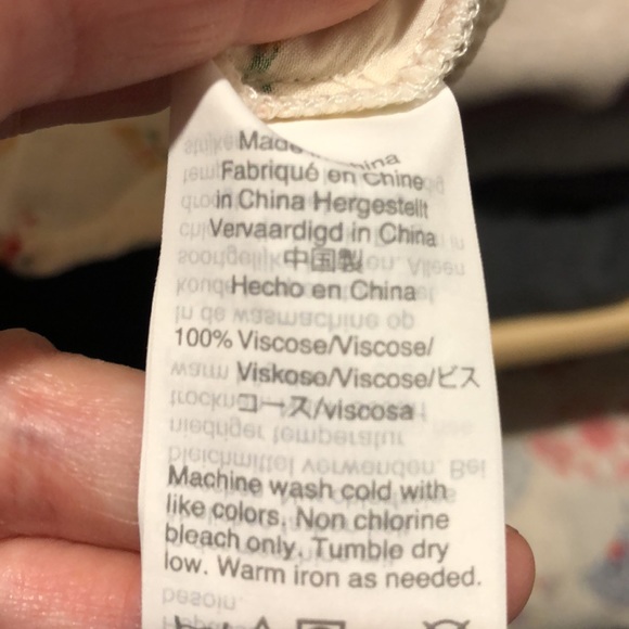 SOLD 🙌🏼 Madewell Tie-Front Floral Crop Top Sz M - Picture 4 of 6